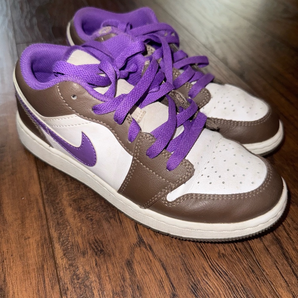 Nike Kids Sneakers - Purple and Brown